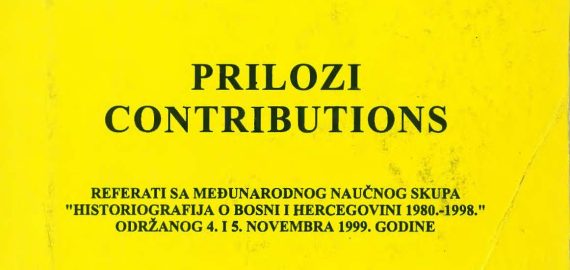 Prilozi br. 29 (2000)